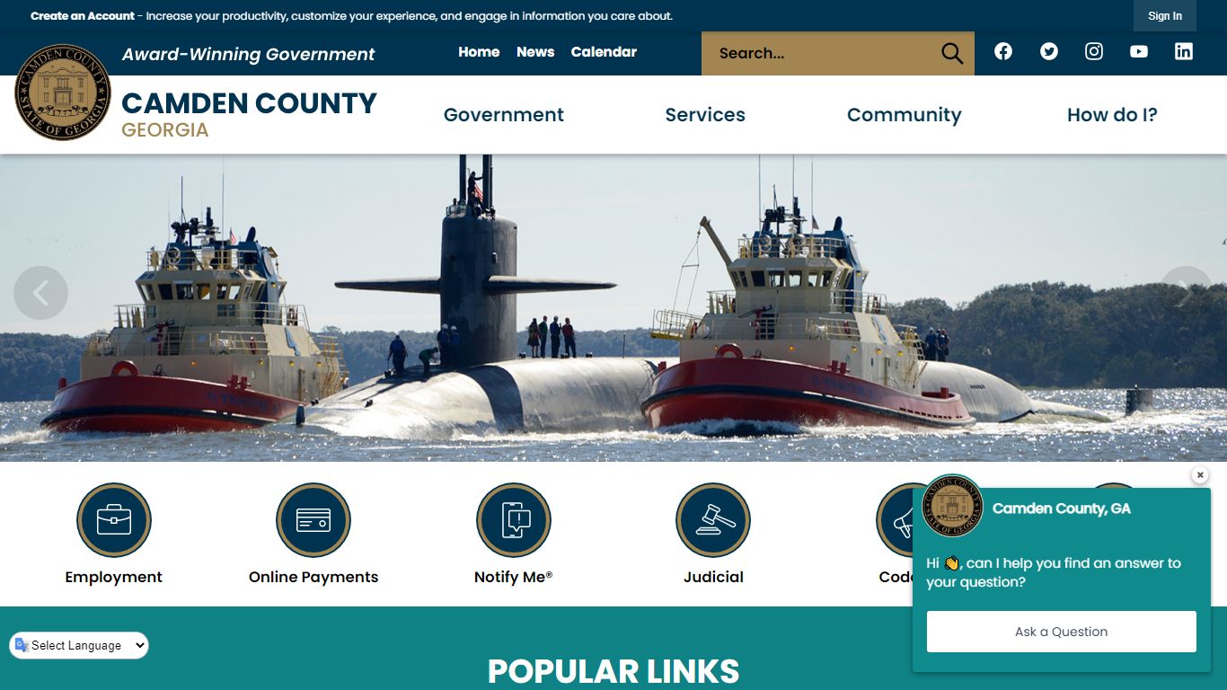 Camden County, GA - Official Website | Official Website